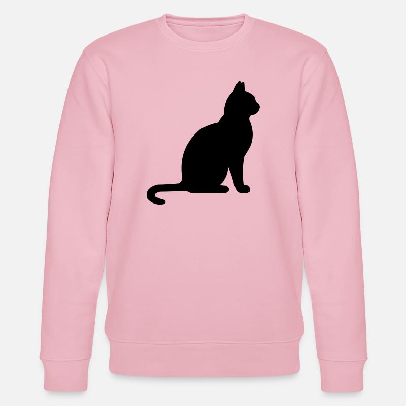 Chat - Sweat bio CHANGER Stanley/Stella Unisexe - rose pâle