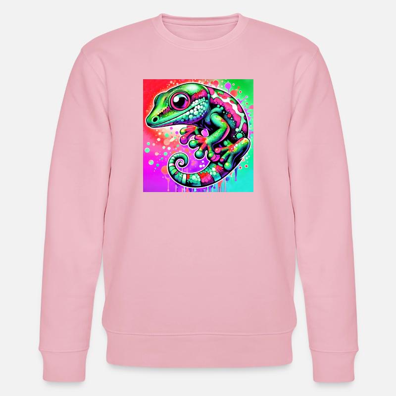 Gecko - Stanley/Stella CHANGER Unisex Organic Sweatshirt - cotton pink