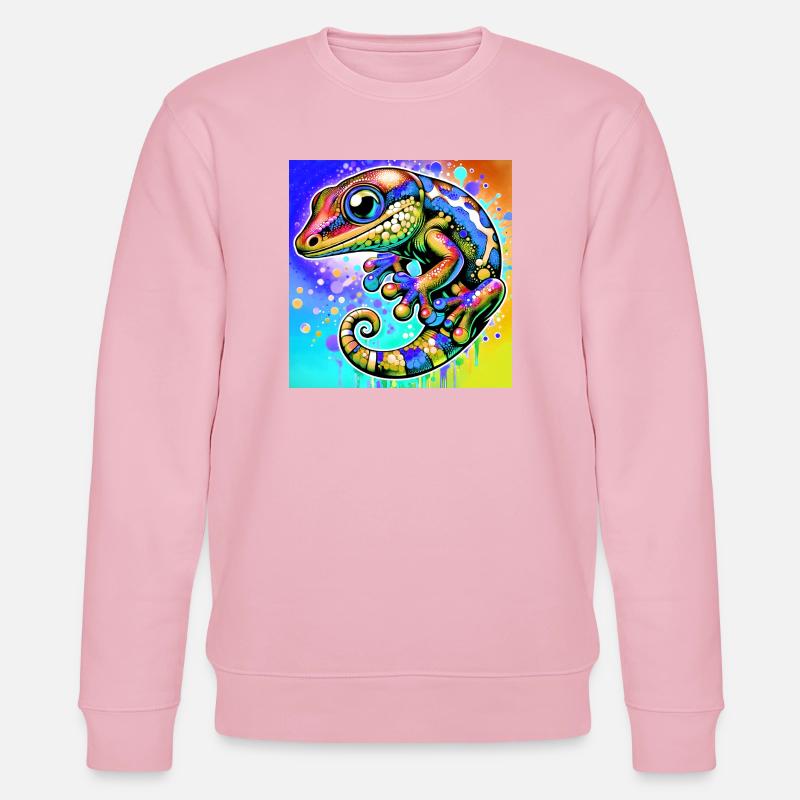 Gecko - Stanley/Stella CHANGER Unisex Organic Sweatshirt - cotton pink