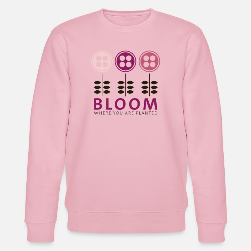 Bloom - Stanley/Stella CHANGER Unisex Organic Sweatshirt - cotton pink