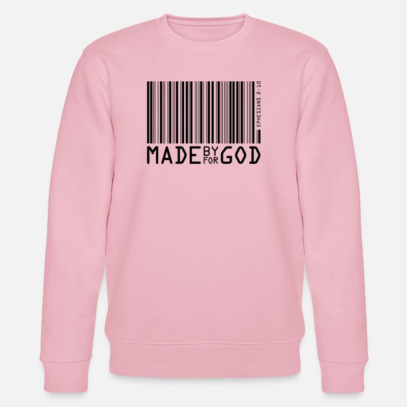 Made by God - Stanley/Stella CHANGER Unisex Organic Sweatshirt - cotton pink