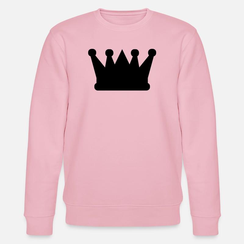 Couronne - Sweat bio CHANGER Stanley/Stella Unisexe - rose pâle