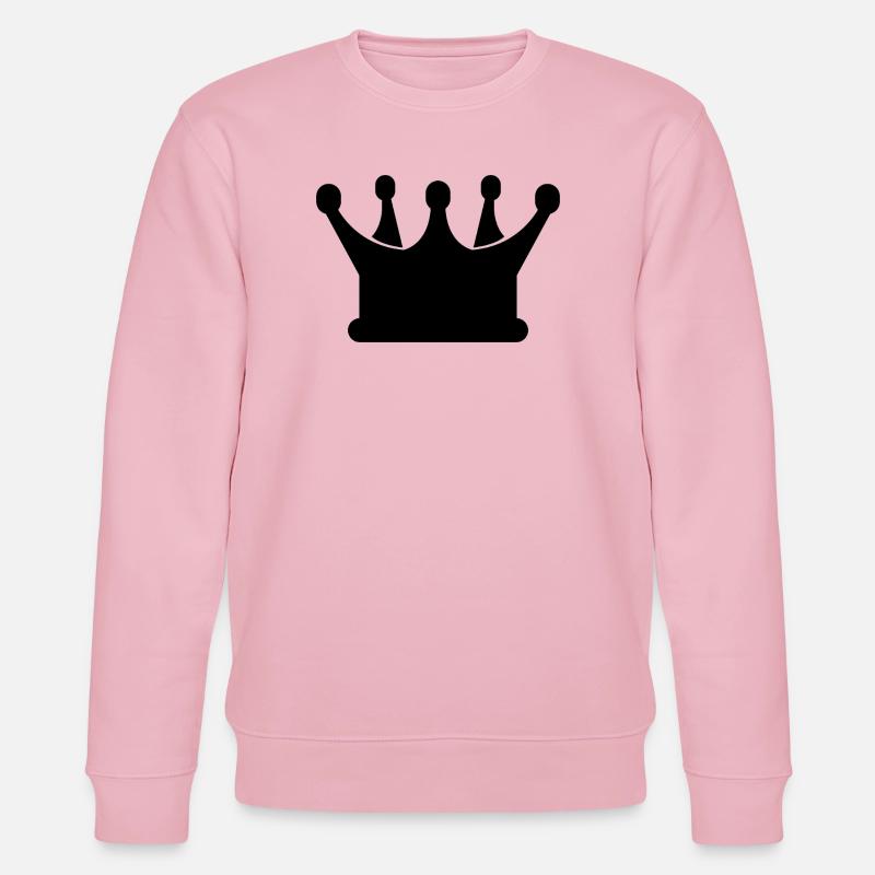Couronne - Sweat bio CHANGER Stanley/Stella Unisexe - rose pâle