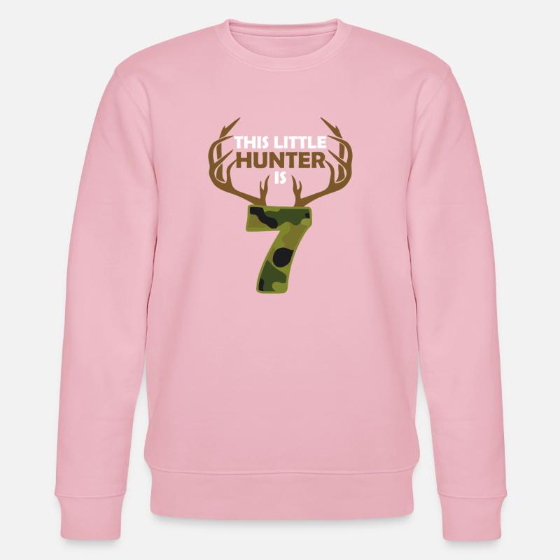 Ce camouflage de Little Hunter 7 - Sweat bio CHANGER Stanley/Stella Unisexe - rose pâle