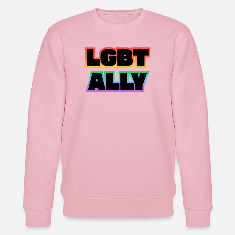 ALLIÉE LGBT - Sweat bio CHANGER Stanley/Stella Unisexe - rose pâle