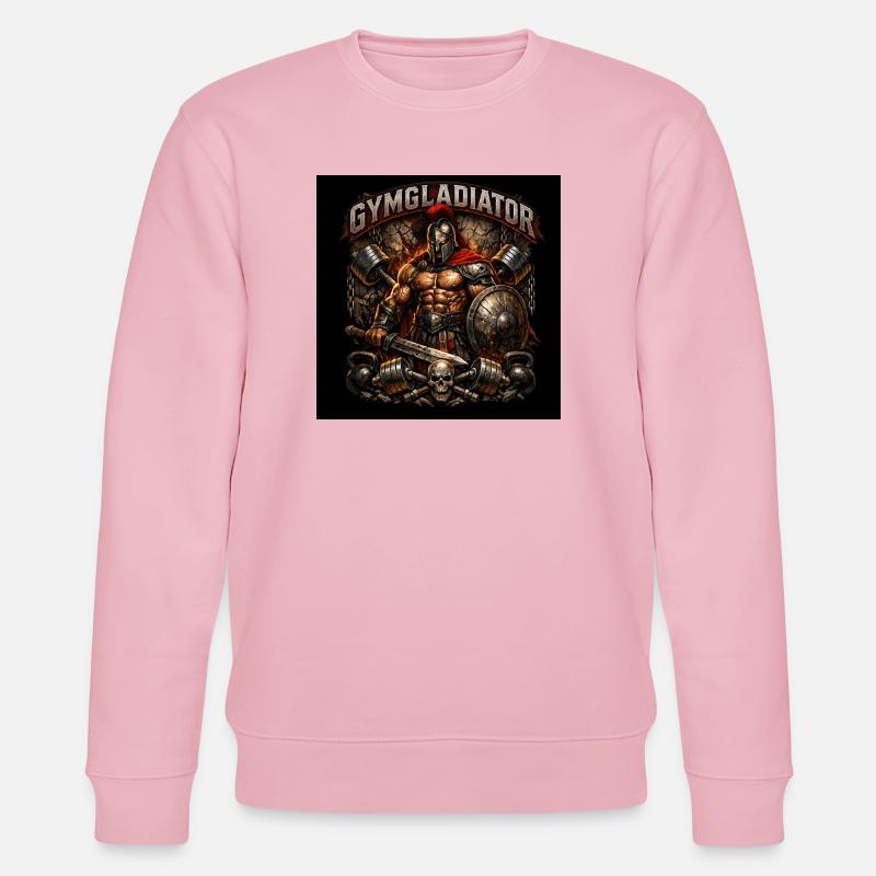 Gym Gladiator - Stanley/Stella CHANGER Unisex Organic Sweatshirt - cotton pink