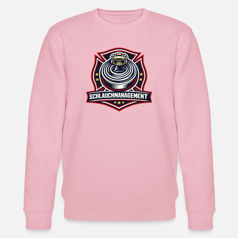 Schlauchmanagement Emblem - Stanley/Stella Unisex Bio-Sweatshirt CHANGER  - Hellrosa