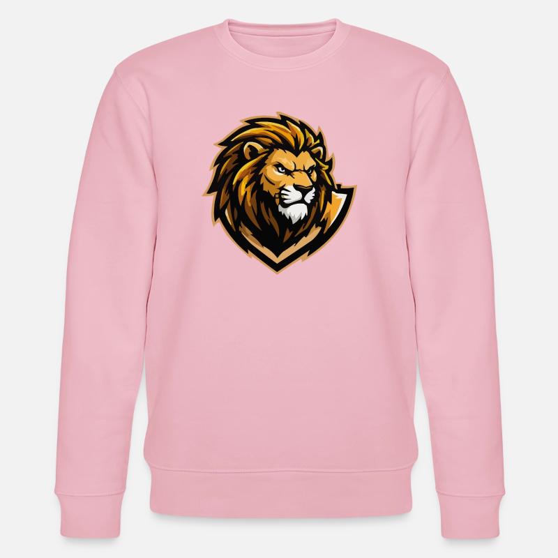 Lion Comic - Stanley/Stella CHANGER Unisex Organic Sweatshirt - cotton pink