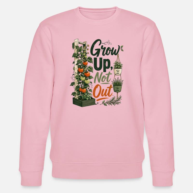 Grow Up Not Out - Stanley/Stella Unisex Bio-Sweatshirt CHANGER - Hellrosa