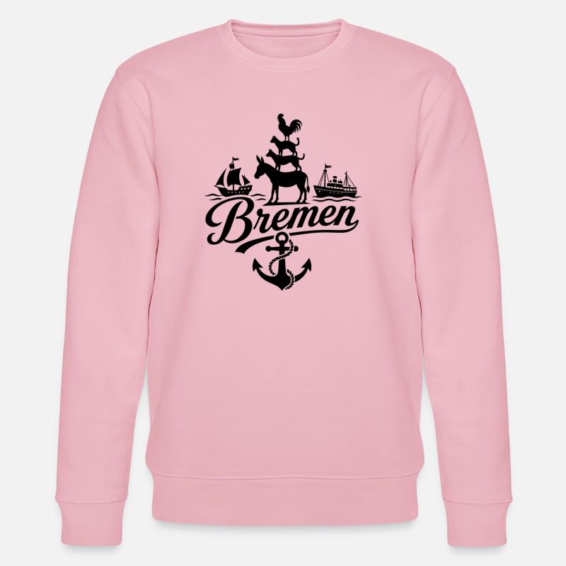 Brême - Sweat bio CHANGER Stanley/Stella Unisexe - rose pâle