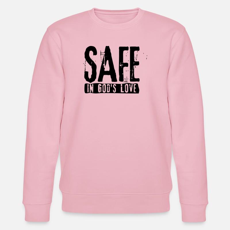 SAFE - Stanley/Stella Unisex Bio-Sweatshirt CHANGER  - Hellrosa