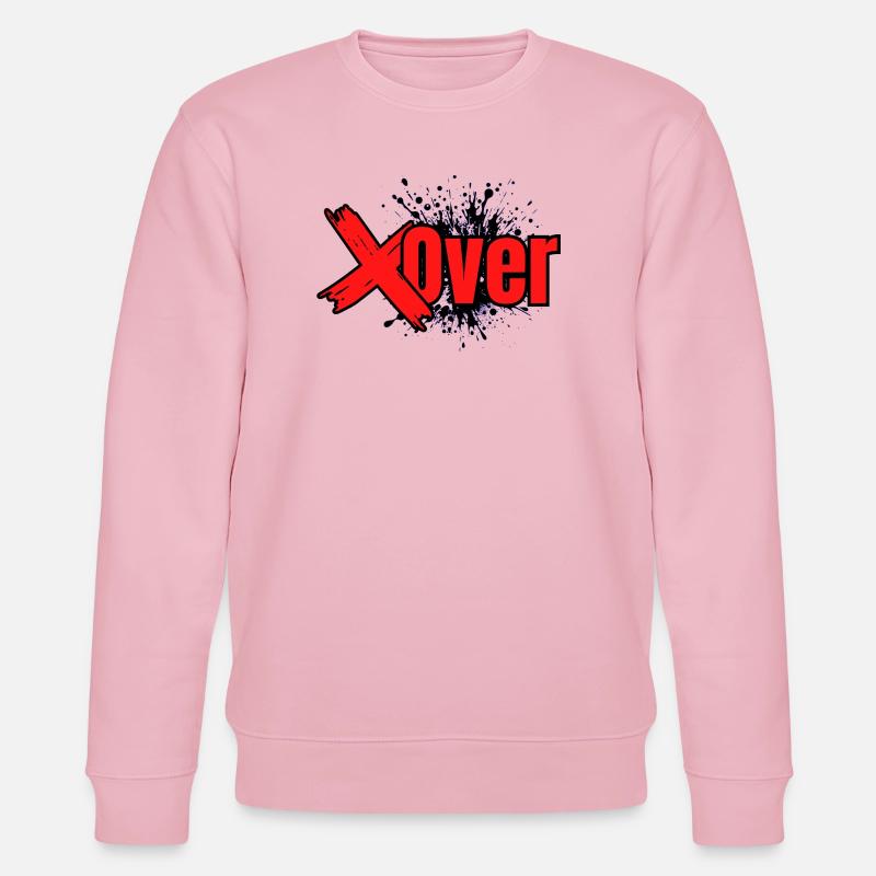 Xover Fusion Rouge - Sweat bio CHANGER Stanley/Stella Unisexe - rose pâle