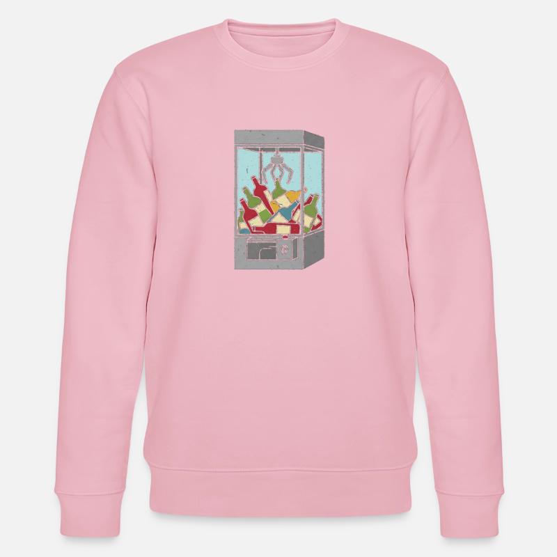 Vending machine style bottle crane - Stanley/Stella CHANGER Unisex Organic Sweatshirt - cotton pink
