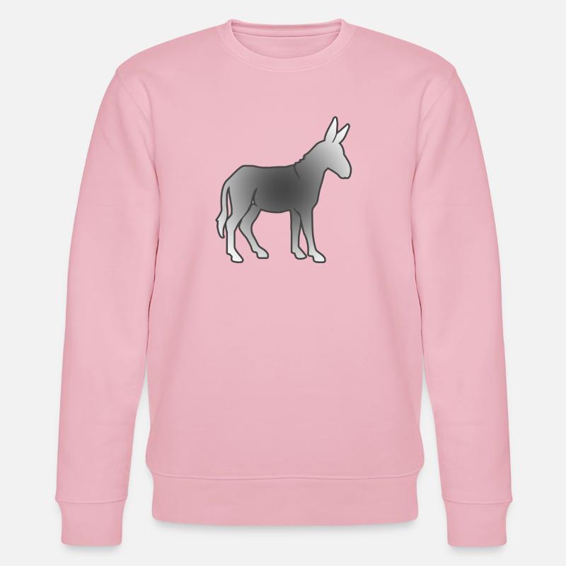 âne - Sweat bio CHANGER Stanley/Stella Unisexe - rose pâle