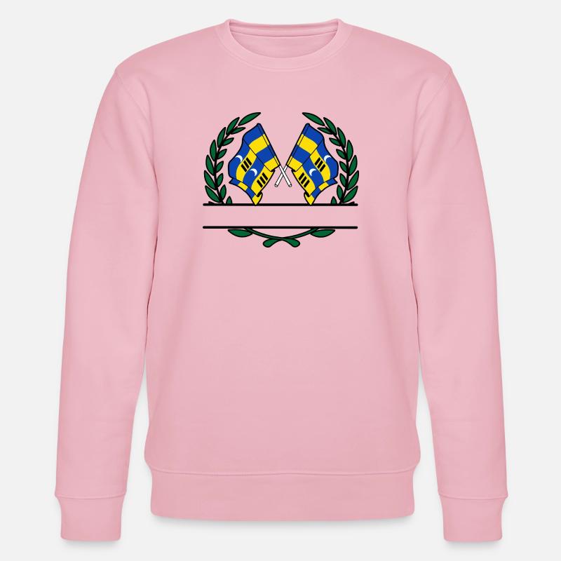 Ameland Laurel Custom – Inselausgabe - Stanley/Stella Unisex Bio-Sweatshirt CHANGER - Hellrosa