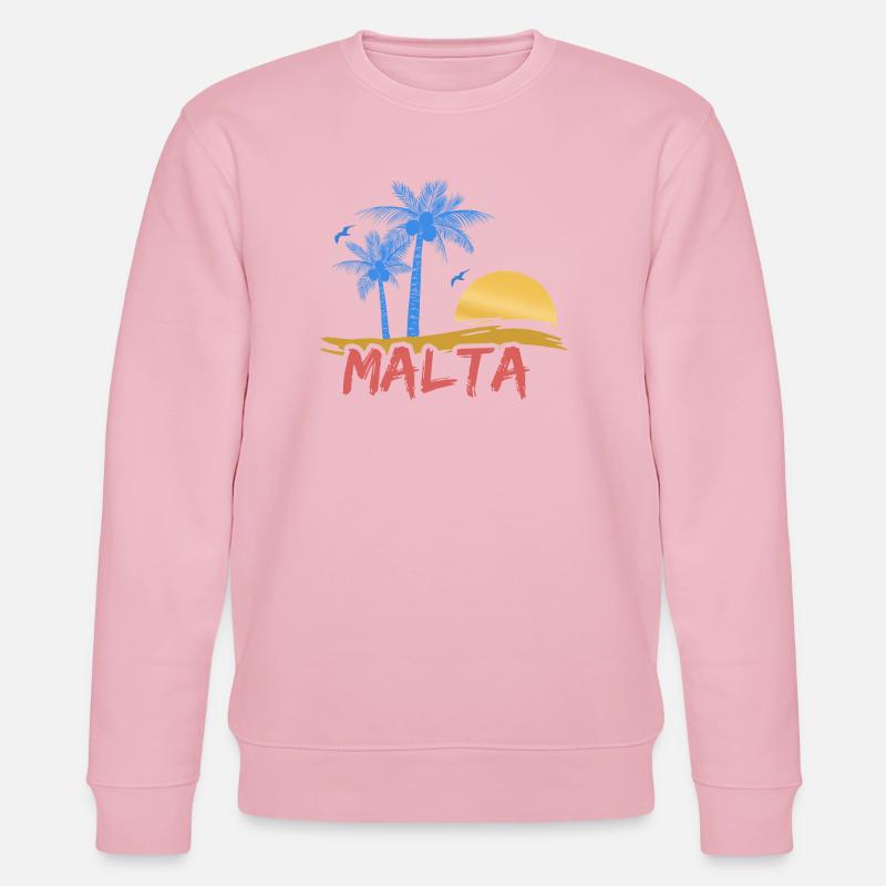 Malta - Stanley/Stella CHANGER Unisex Organic Sweatshirt - cotton pink