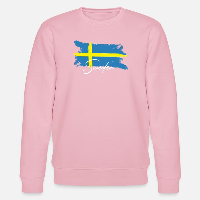 Suède, Scandinavie - Sweat bio CHANGER Stanley/Stella Unisexe - rose pâle