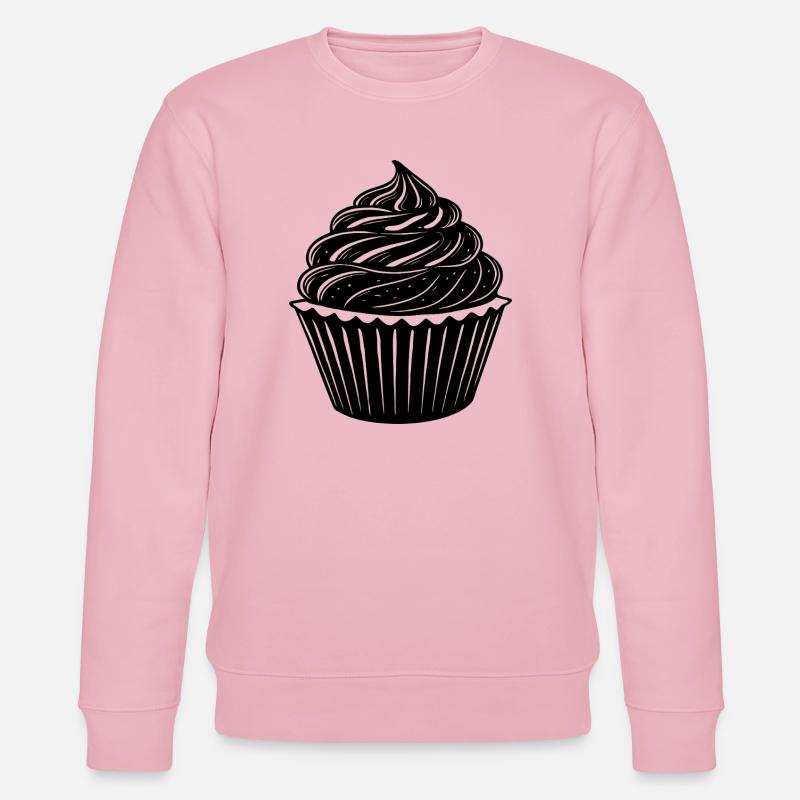 Cupcakes - Stanley/Stella CHANGER Unisex Organic Sweatshirt - cotton pink