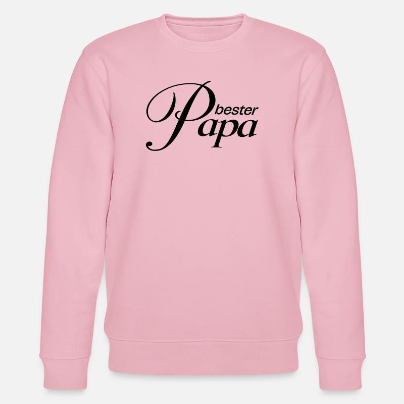 Bester Papa! - Stanley/Stella Unisex Bio-Sweatshirt CHANGER  - Hellrosa