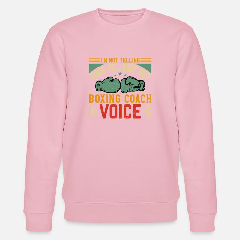 Coach de boxe Voice Tee - Sweat bio CHANGER Stanley/Stella Unisexe - rose pâle
