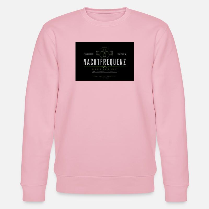 Fréquence nocturne Soins cosmiques - Sweat bio CHANGER Stanley/Stella Unisexe - rose pâle