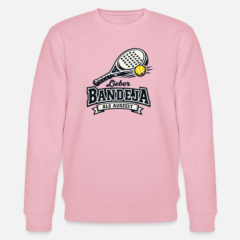 Lieber Bandeja Als Auszeit - Stanley/Stella Unisex Bio-Sweatshirt CHANGER  - Hellrosa