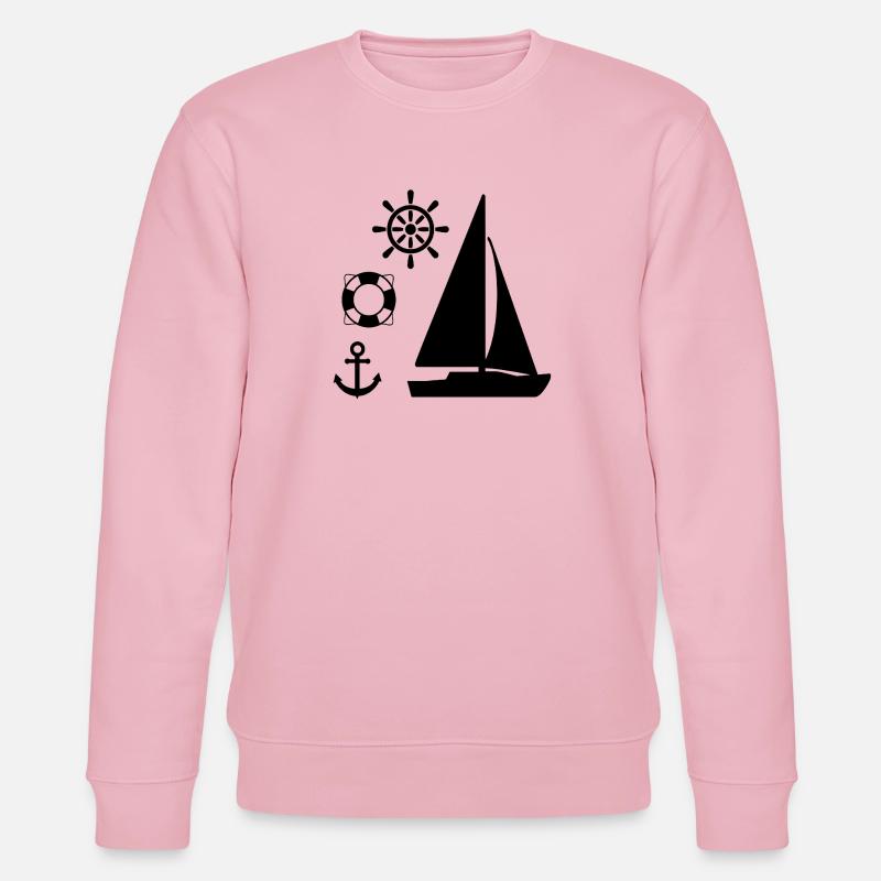 Voile - Sweat bio CHANGER Stanley/Stella Unisexe - rose pâle