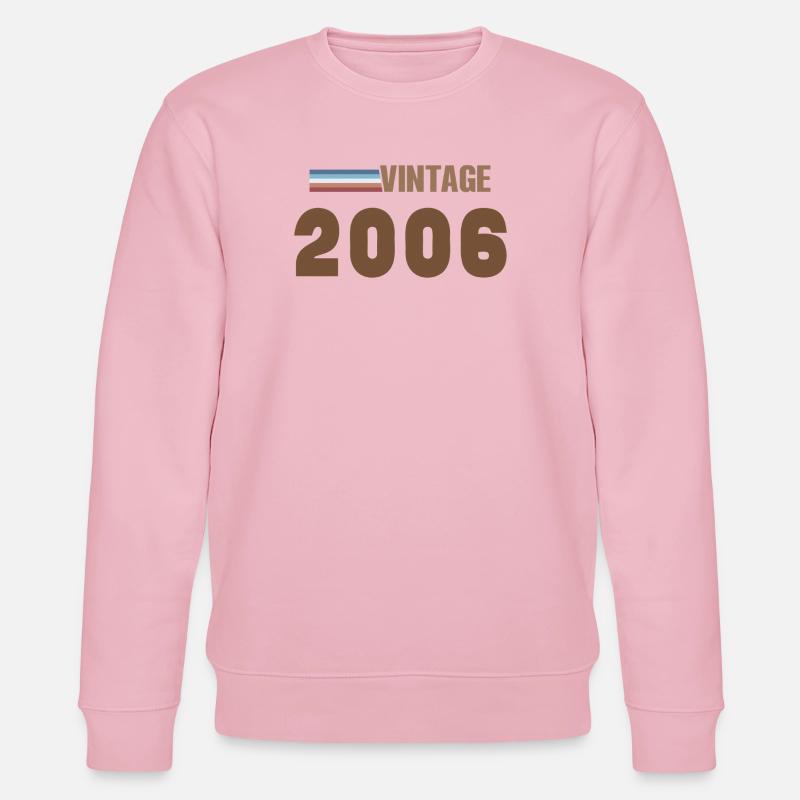 T-Shirt 20 Ans 2006 Script Manuscrit - Sweat bio CHANGER Stanley/Stella Unisexe - rose pâle
