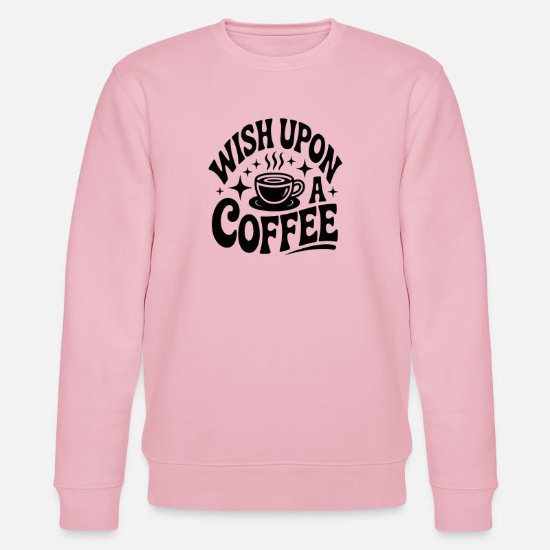 Wish for coffee magic - Stanley/Stella CHANGER Unisex Organic Sweatshirt - cotton pink