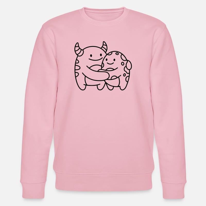 Monster - Stanley/Stella Unisex Bio-Sweatshirt CHANGER  - Hellrosa