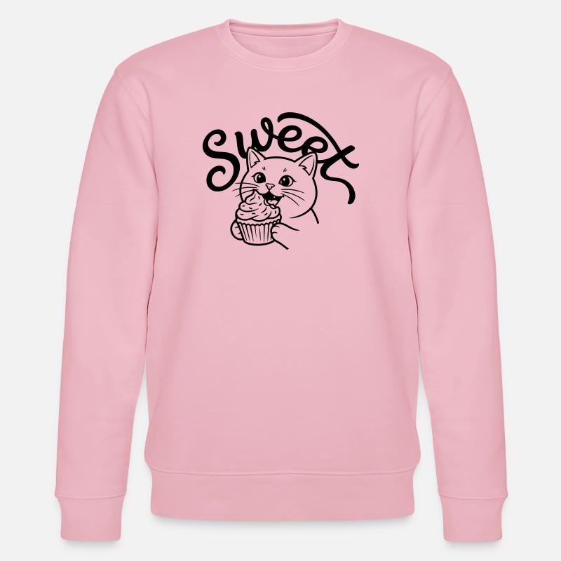 Cupcake - Stanley/Stella Unisex Bio-Sweatshirt CHANGER  - Hellrosa