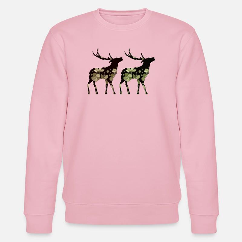 Cerf - Sweat bio CHANGER Stanley/Stella Unisexe - rose pâle