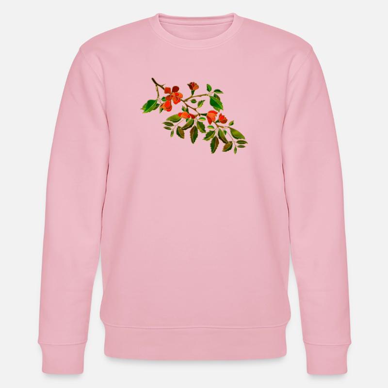 Fleur - Sweat bio CHANGER Stanley/Stella Unisexe - rose pâle