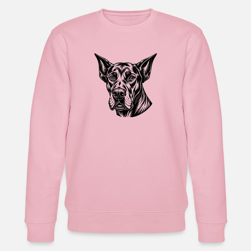Deutsche Dogge - Stanley/Stella Unisex Bio-Sweatshirt CHANGER - Hellrosa