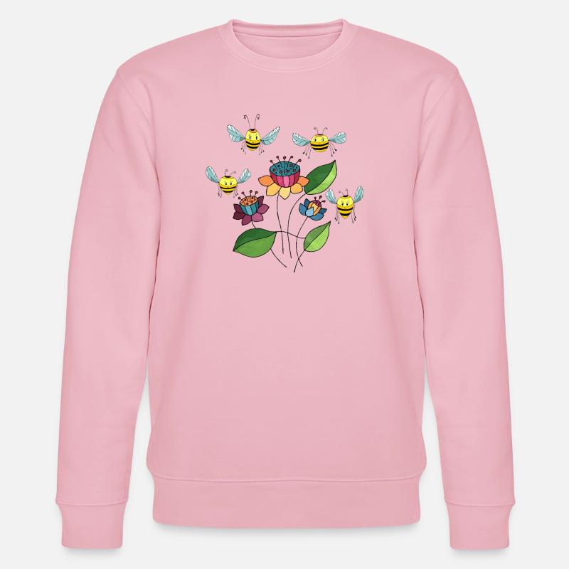 Insekten - Stanley/Stella Unisex Bio-Sweatshirt CHANGER - Hellrosa