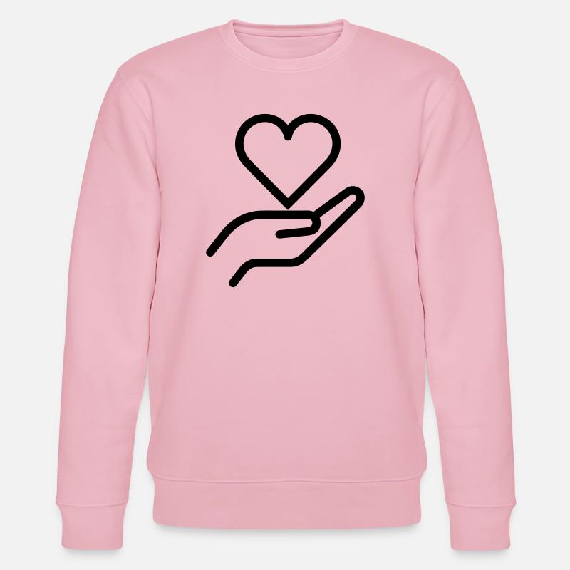 donner amour - Sweat bio CHANGER Stanley/Stella Unisexe - rose pâle