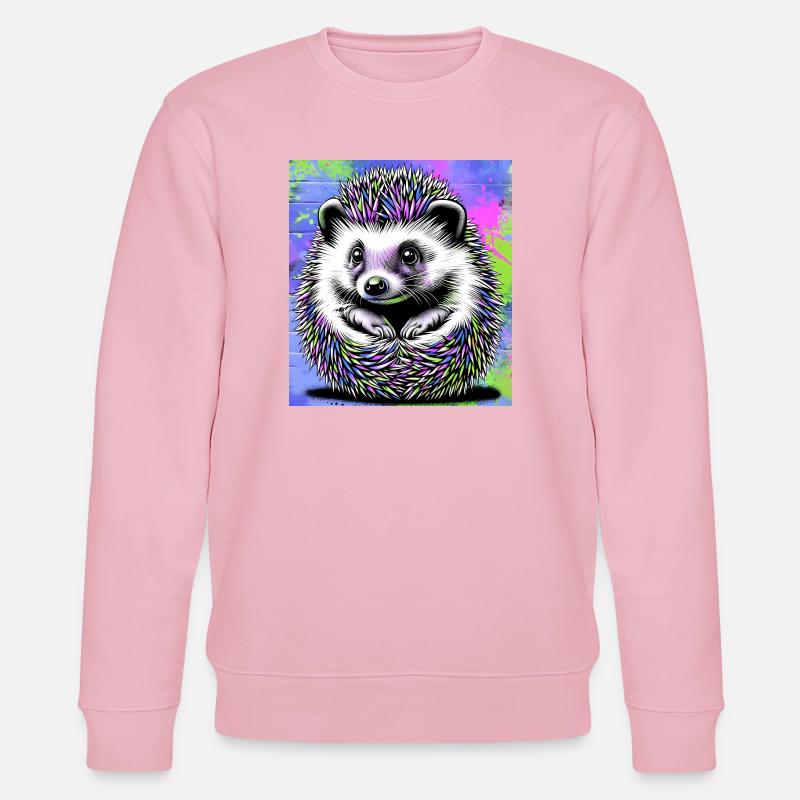 hérisson - Sweat bio CHANGER Stanley/Stella Unisexe - rose pâle
