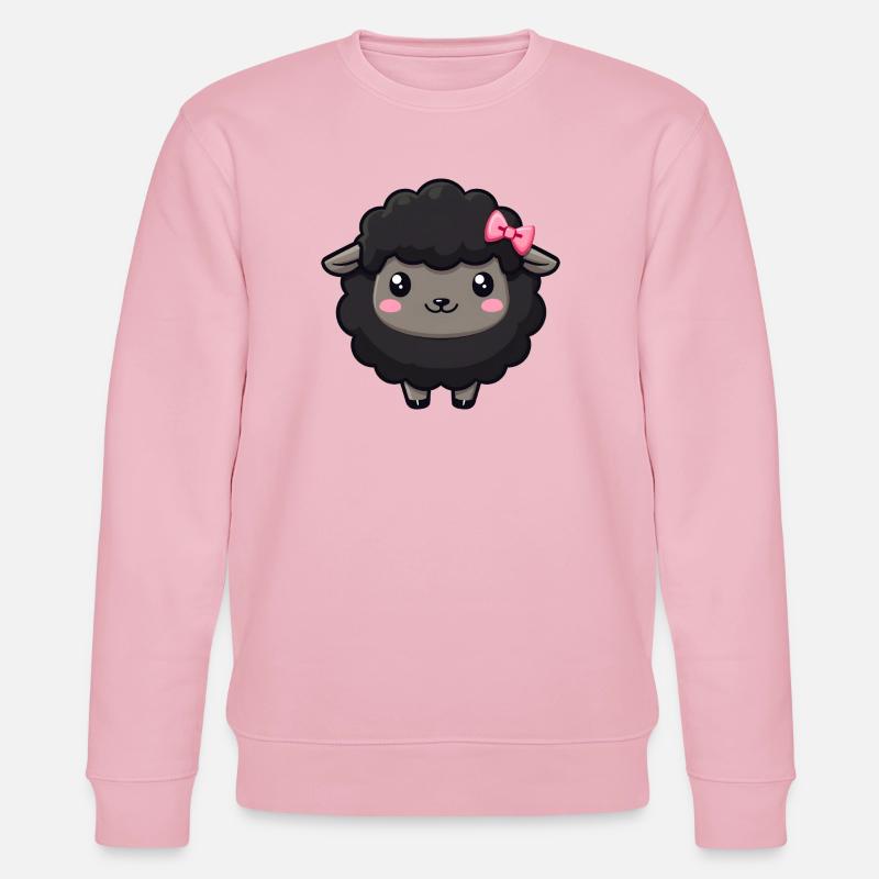 Schwarzes Schaf - Stanley/Stella Unisex Bio-Sweatshirt CHANGER - Hellrosa