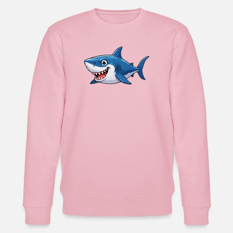 Shark Comic - Sweat bio CHANGER Stanley/Stella Unisexe - rose pâle