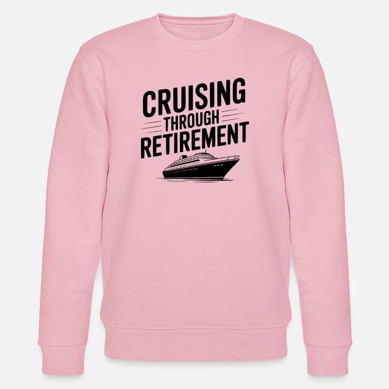 Croisière jusqu’à la retraite - Sweat bio CHANGER Stanley/Stella Unisexe - rose pâle