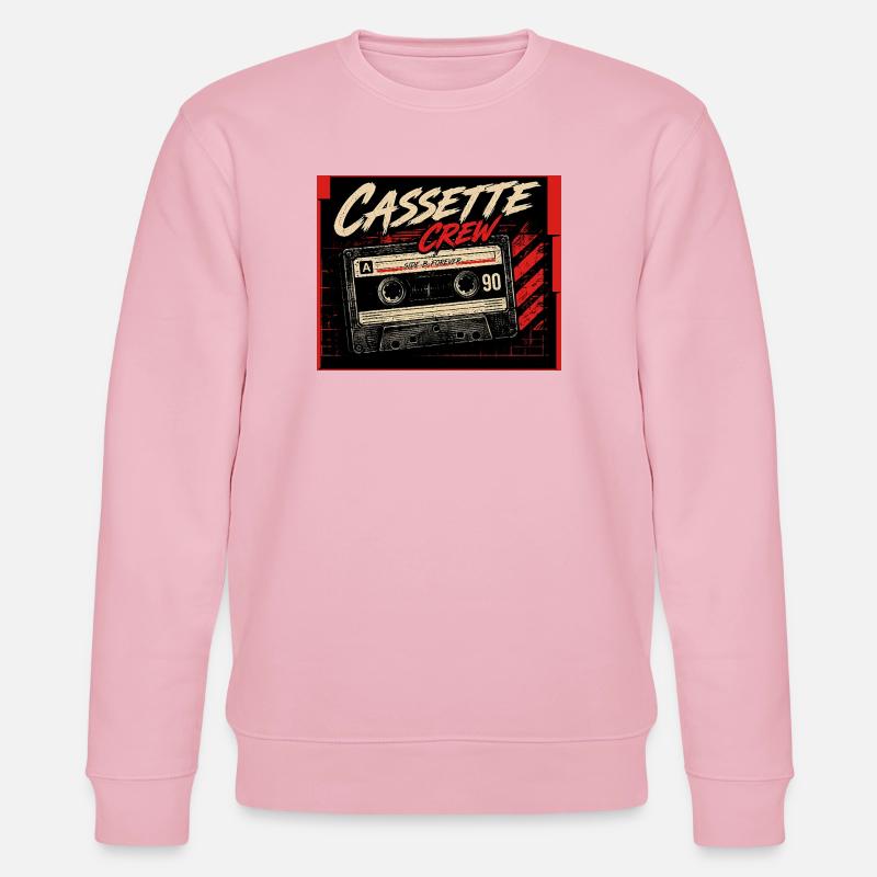 Cassette_Crew_-_Side_B_Vorever - Stanley/Stella Unisex Bio-Sweatshirt CHANGER  - Hellrosa