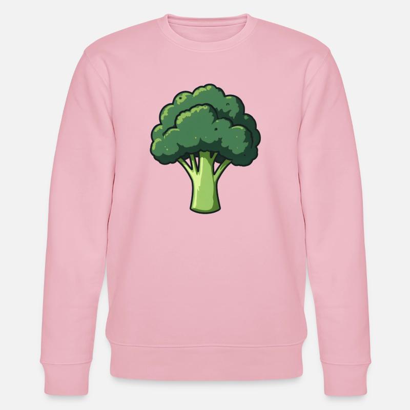 Brocoli - Sweat bio CHANGER Stanley/Stella Unisexe - rose pâle