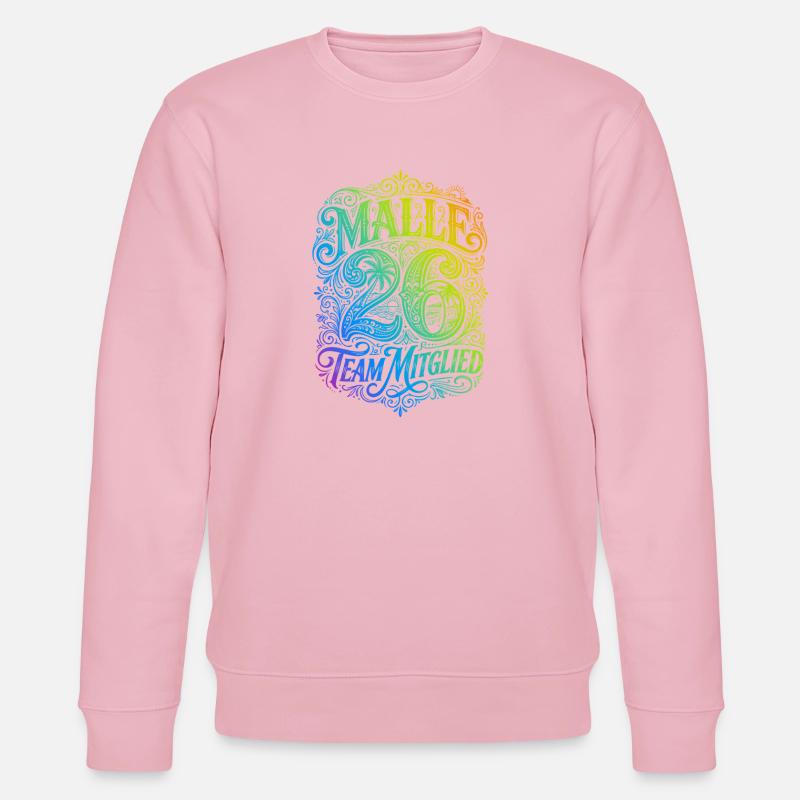 Malle 26 Bunt - Stanley/Stella Unisex Bio-Sweatshirt CHANGER  - Hellrosa