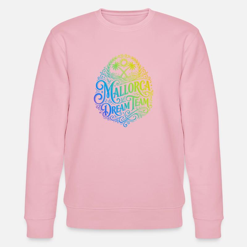 Mallorca Dream Team Bunt - Stanley/Stella Unisex Bio-Sweatshirt CHANGER  - Hellrosa