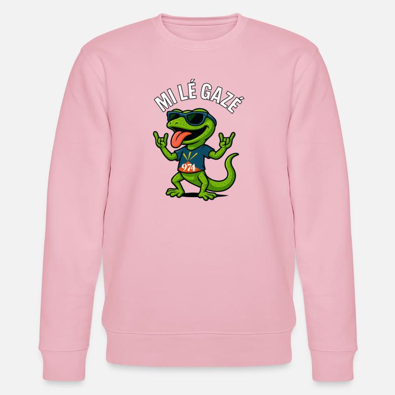Mi lé Gazé 974 - Sweat bio CHANGER Stanley/Stella Unisexe - rose pâle