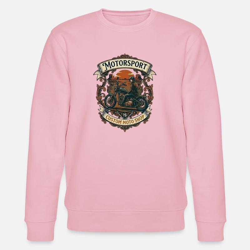 Radfahrer - Stanley/Stella Unisex Bio-Sweatshirt CHANGER  - Hellrosa
