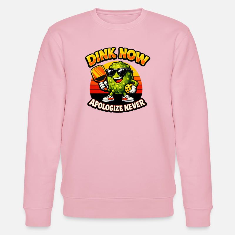 Dink Now Apologize Never - Stanley/Stella CHANGER Unisex Organic Sweatshirt - cotton pink