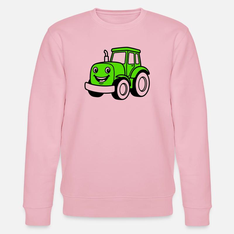 Traktorkinder - Stanley/Stella Unisex Bio-Sweatshirt CHANGER  - Hellrosa