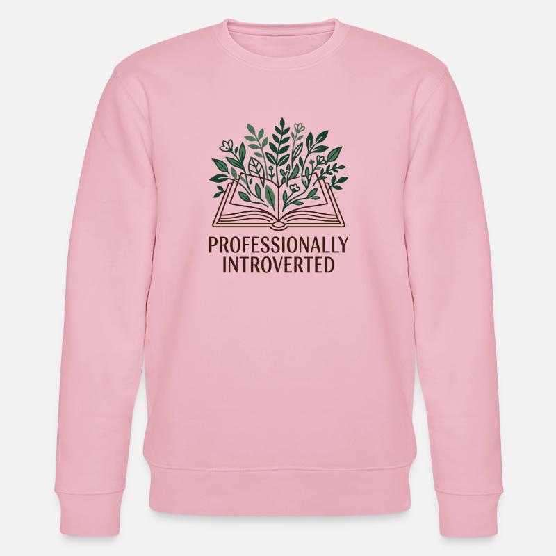Nature Books - Stanley/Stella Unisex Bio-Sweatshirt CHANGER - Hellrosa