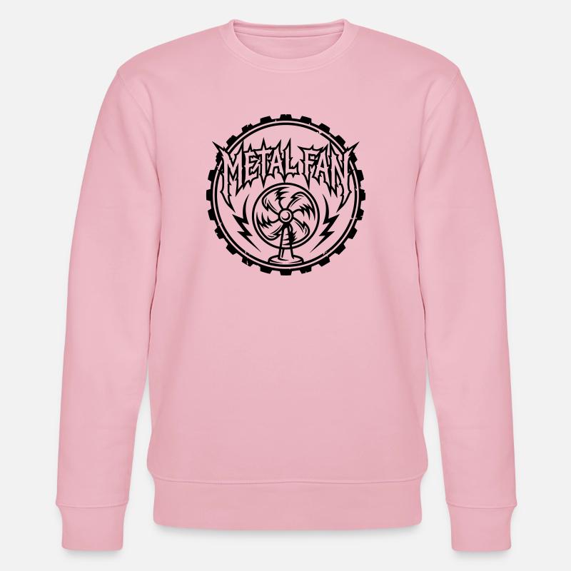 Metal fan - Stanley/Stella CHANGER Unisex Organic Sweatshirt - cotton pink